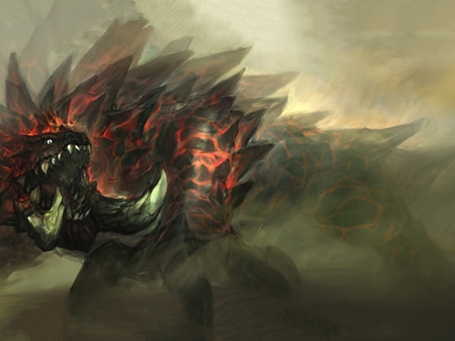 Огненный дракон, игра Monster Hunter