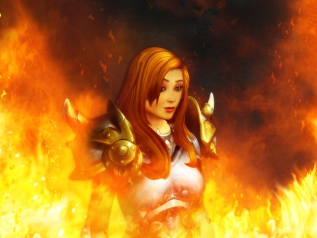 Девушка в огне, игра World of Warcraft Warlords of Draenor