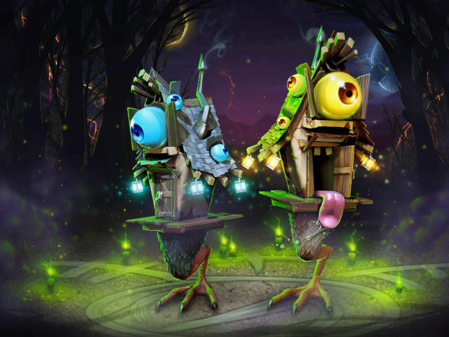 Дома на куриных ножках, игра Dota 2