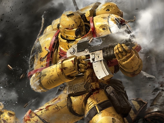 Имперские солдаты в игре Warhammer 40000