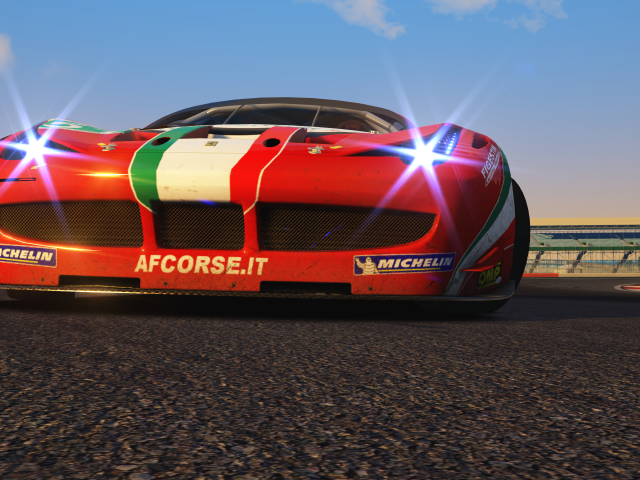 Фары игрового авто Assetto Corsa