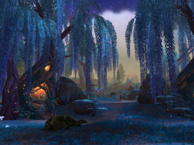 Магический лес в игре World of Warcraft Warlords of Draenor