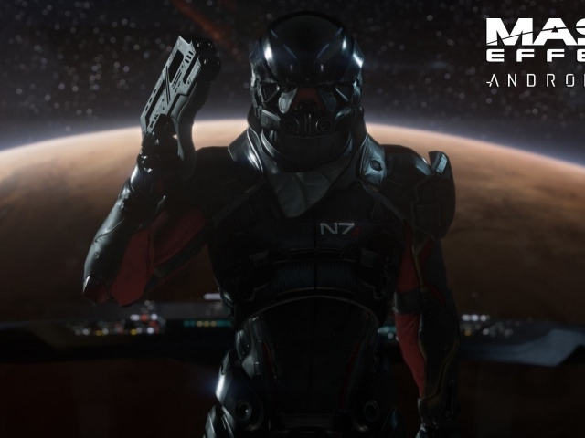 Человек с пистолетом, игра Mass Effect Andromeda
