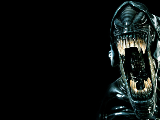 Монстр пришелец из игры Alien Isolation