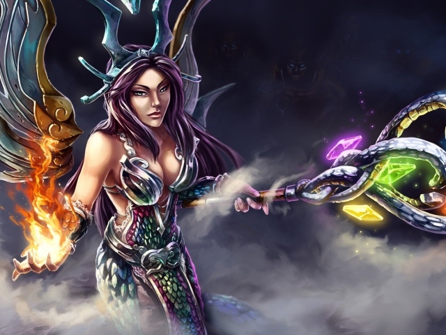 Маг Ню Ва из игры Smite