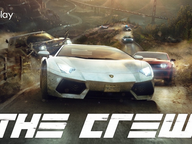 Постер видео игры The Crew