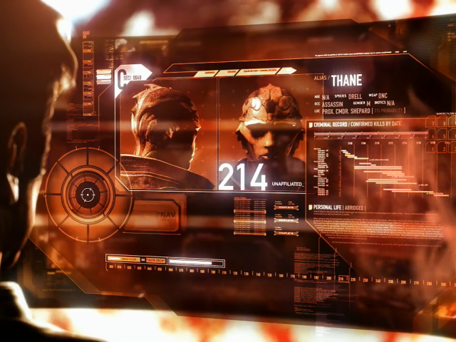 Профиль персонажа игры Mass Effect 2