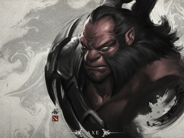 Лохматый Акс в игре Dota 2