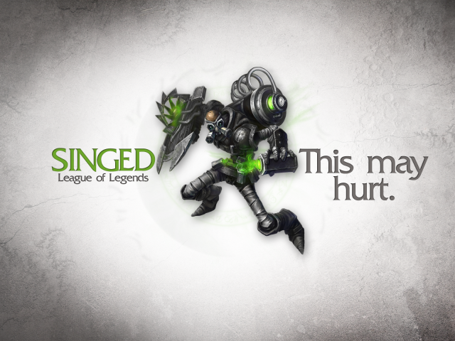 Персонаж Сингед из игры Лига легенд
