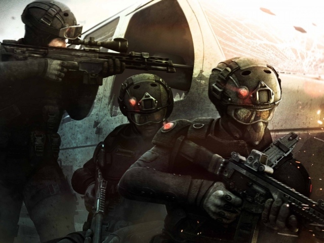 Солдаты в игре Rainbow Six