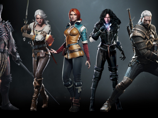 Разные персонажи игры The Witcher 3 Wild Hunt