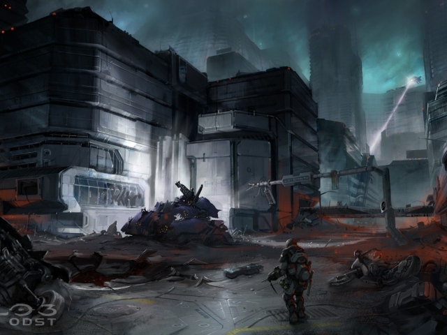 Мир игры Halo 3 ODST