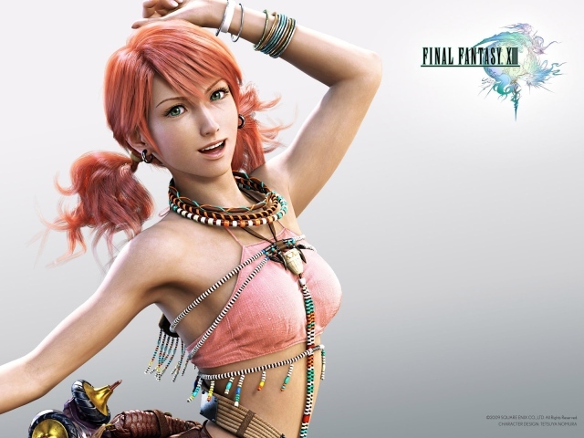 Девушка из игры Final Fantasy XIII