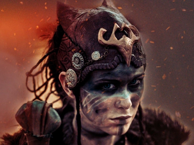 Девушка из видеоигры Hellblade