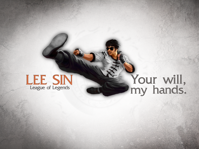 Герой игры Лига легенд Ли Син