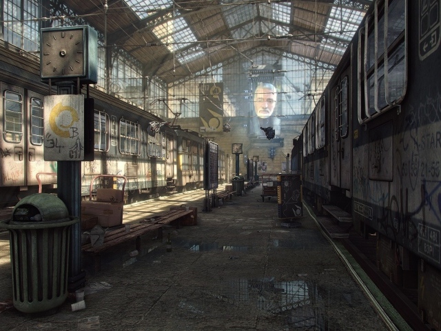 Интерьер здания в игре Unreal Engine 4