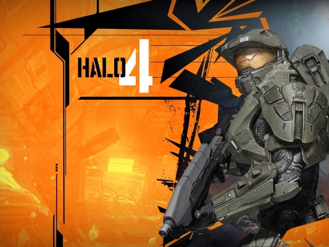 Постер игры Halo 4, Мастер Чиф