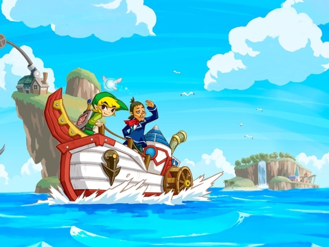 Морское путешествие в игре The Legend of Zelda The Minish Cap