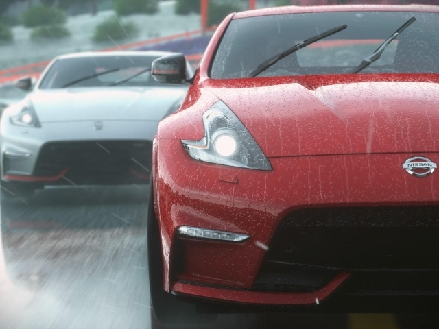 Мокрый Ниссан в игре Driveclub