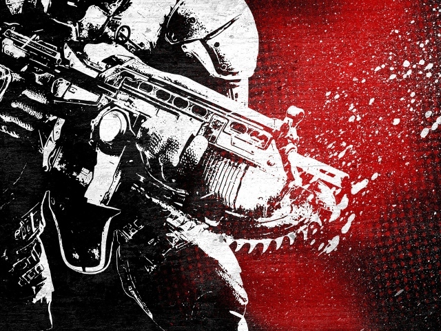 Белый робот, игра Gears of War