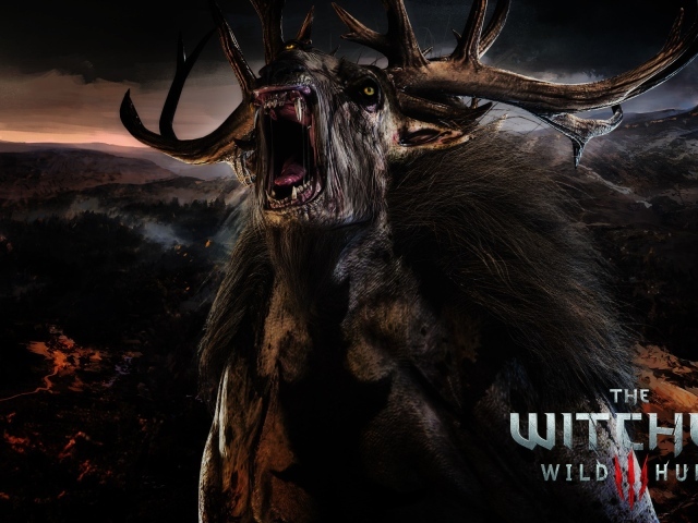 Дикий олень в игре The Witcher 3 Wild Hunt