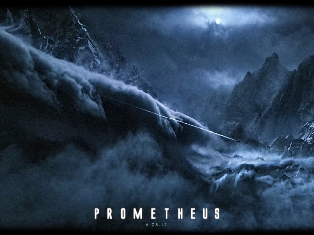 Чужая туманная планета в фильме Прометей