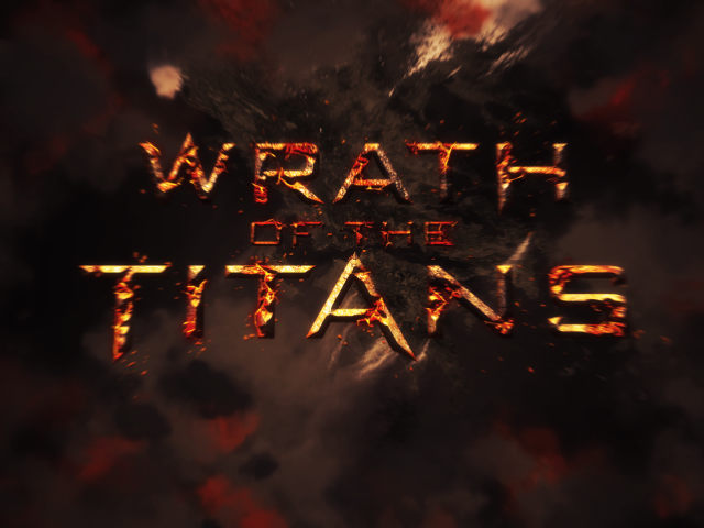 Огненный постер фильма Битва титанов