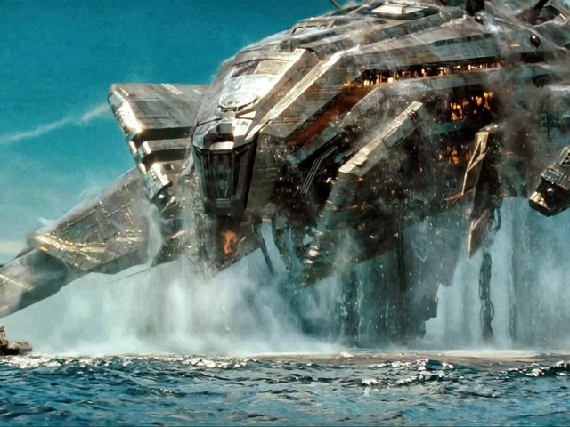 Робот в море из фильма Морской бой