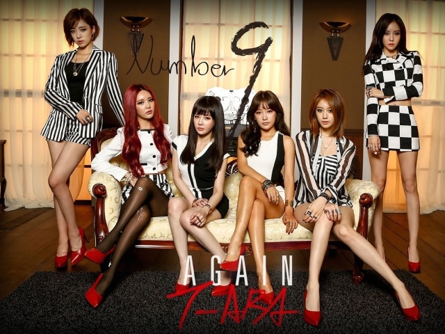 Музыкальная группа из Южной Кореи T-ara