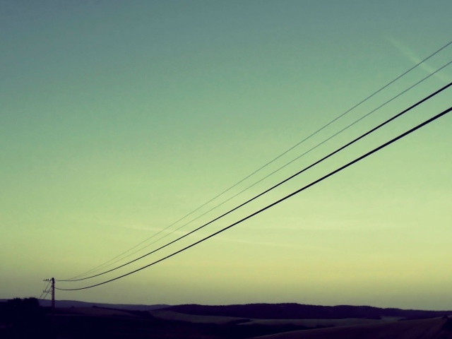 Провода линии электропередач