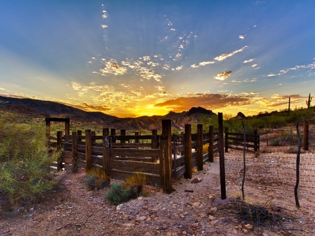 Загоны для животных в горах