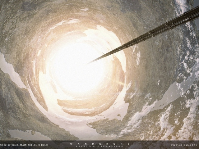 Бурение астероида, фильм Wanderers