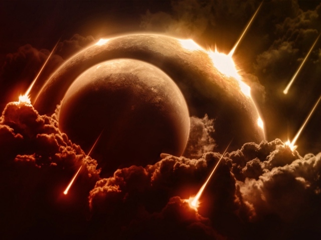 Планеты в облаке комет и метеоров