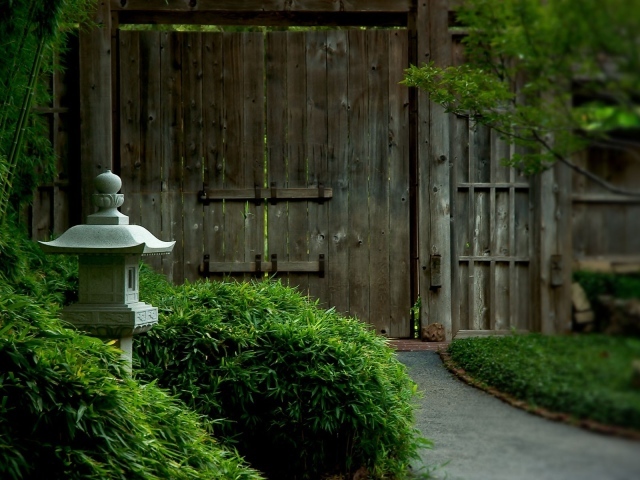 Ворота в японский сад