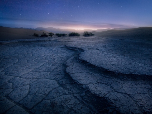 Долина смерти ночью, Калифорния