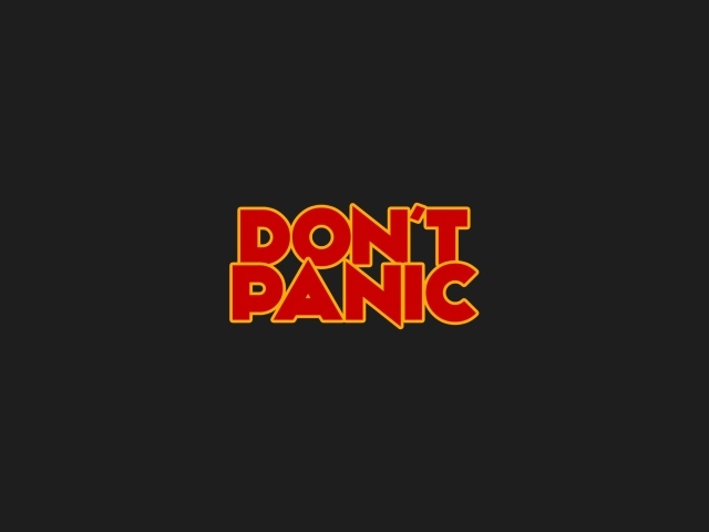 Не нужно паниковать
