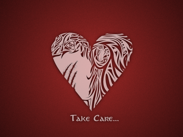 Берегите свою любовь, красный фон