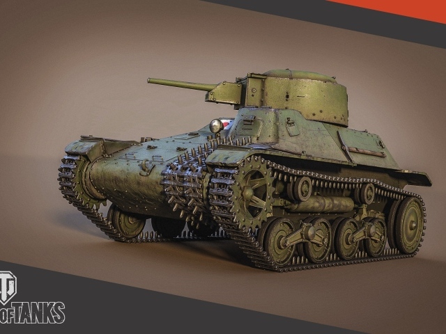 Игра World of Tanks, небольшой танк ТК
