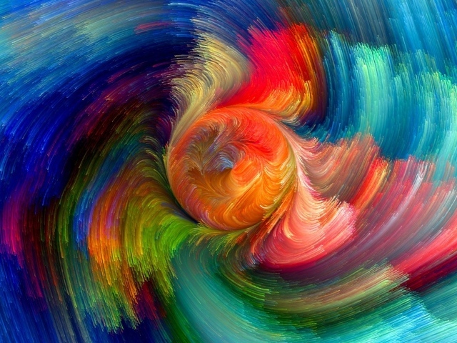 Абстрактный разноцветный рисунок  