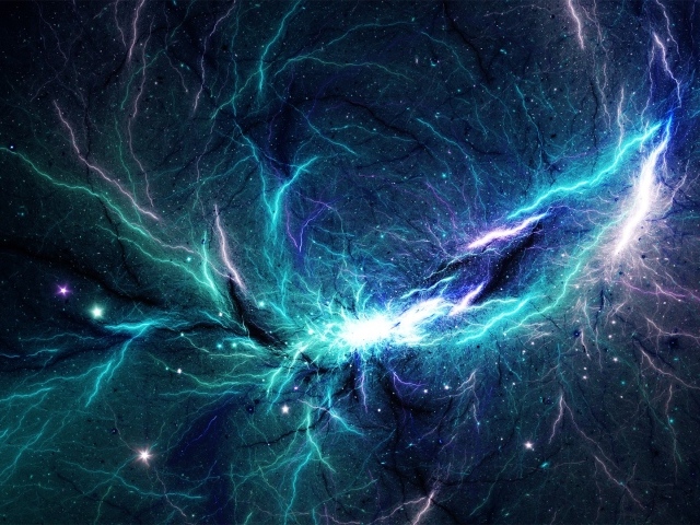 Абстрактная космическая туманность  