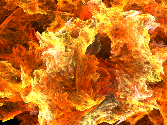 Красивая яркая огненная абстракция