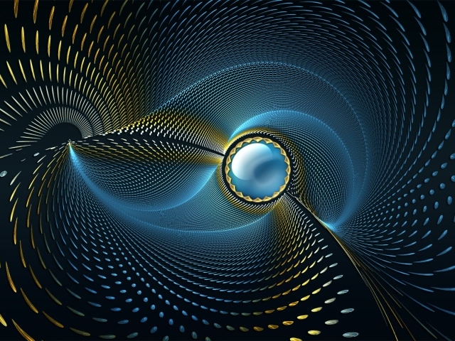 Фрактальный узор 3D графика 