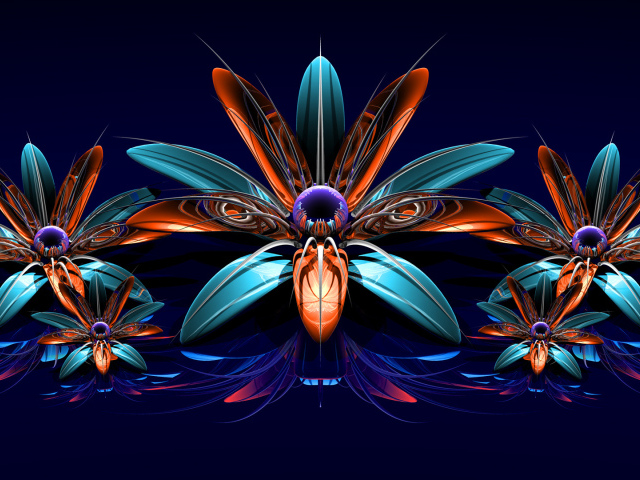 Фрактальные цветы