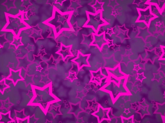 Много розовых звезд  