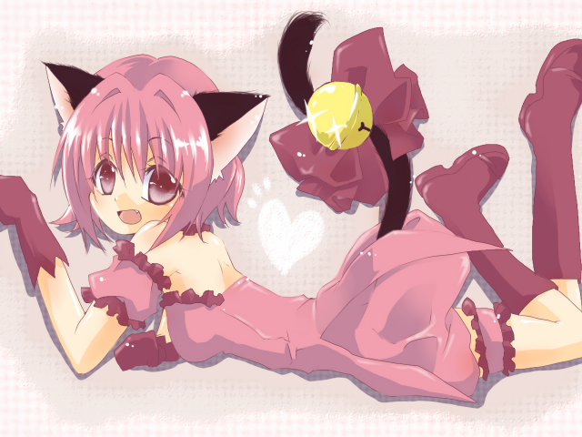 Девушка персонаж Ichigo Momomiya аниме Tokyo Mew Mew