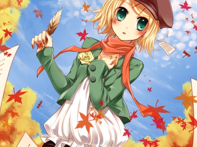 Кагамине Рин персонаж аниме Вокалоид 