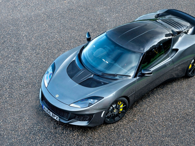 Автомобиль Lotus Evora Sport 410 вид сверху