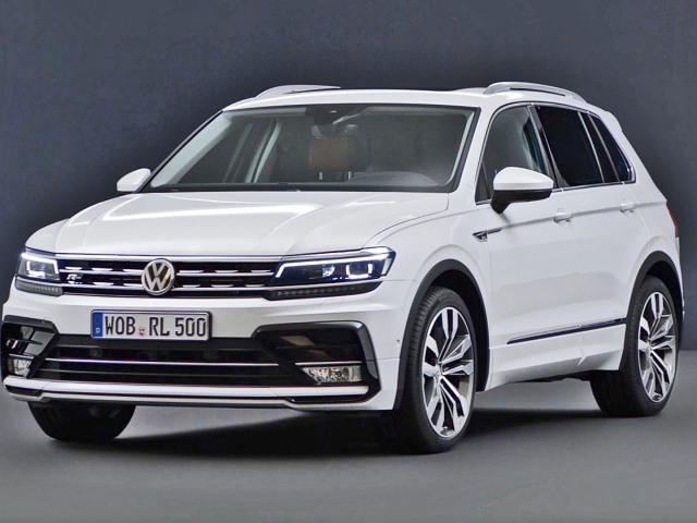 Белоснежный  Volkswagen Tiguan 2017 года 
