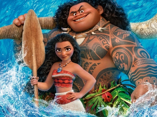 Персонажи мультфильма Моана 