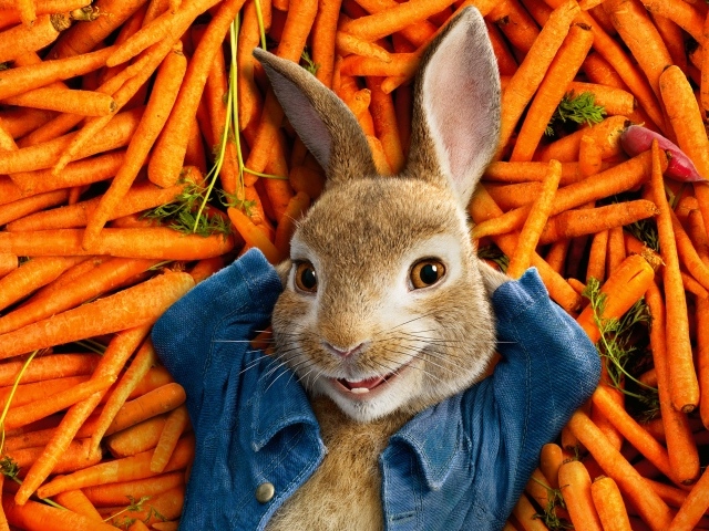 Кролик персонаж мультфильма Приключения Кролика Питера, 2018